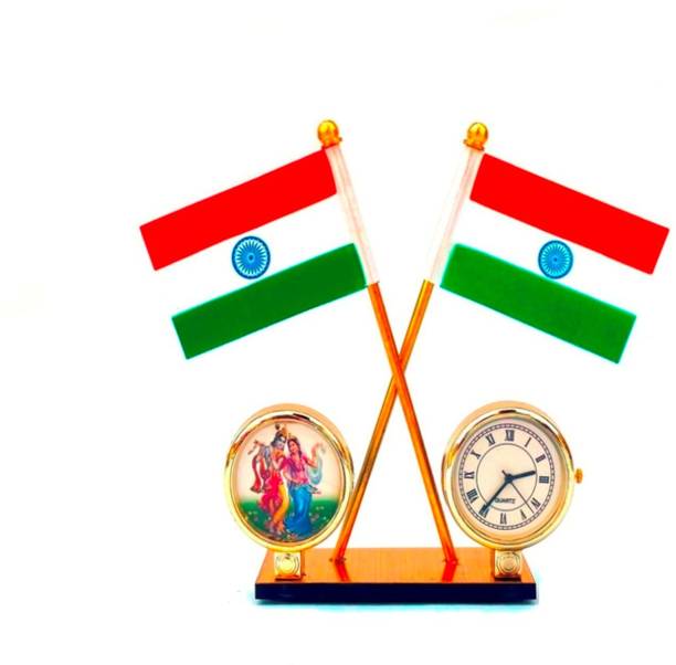 WOLCH Indian Flag Double Sided Wind Car Dashboard Flag