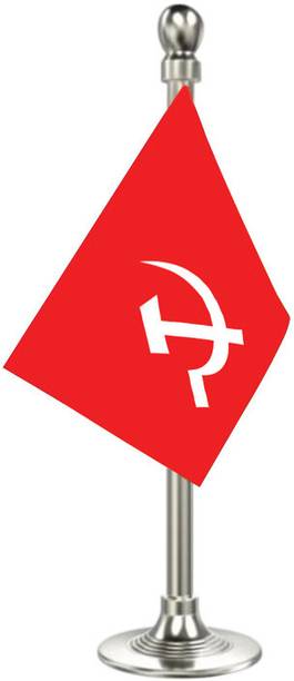 The Flag Company The Flag Company CPI Car Dashboard Flag - Silver Acrylic Rectangle Car Dashboard Flag