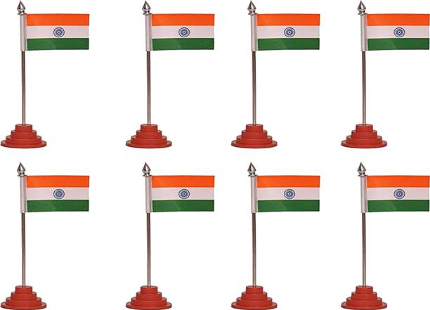 Ds Company Indian Flag Rectangle Car Dashboard Flag
