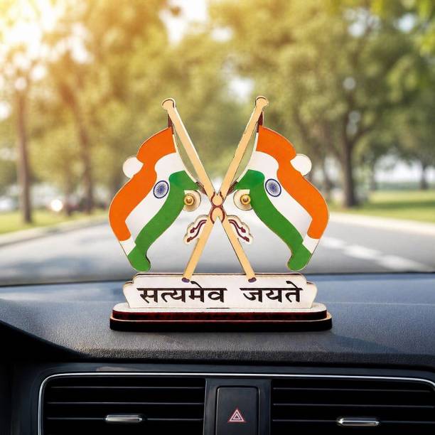 INDIA Car Dashboard Flag 11.0 cm x 7.0 cm by Adiguru