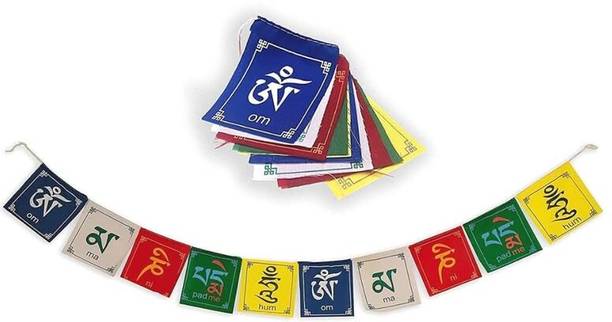 Yadav shoppers Tibetian Flags A-Foldable Hand Flag