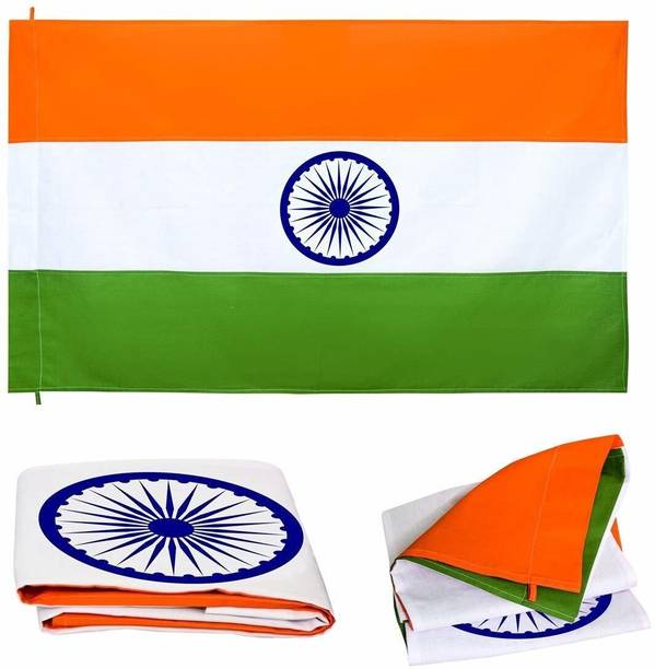 FAZ Indian Flag (20 X 30 Inch) - Tiranga (100% Polyster) Indian National Rectangle Outdoor Flag
