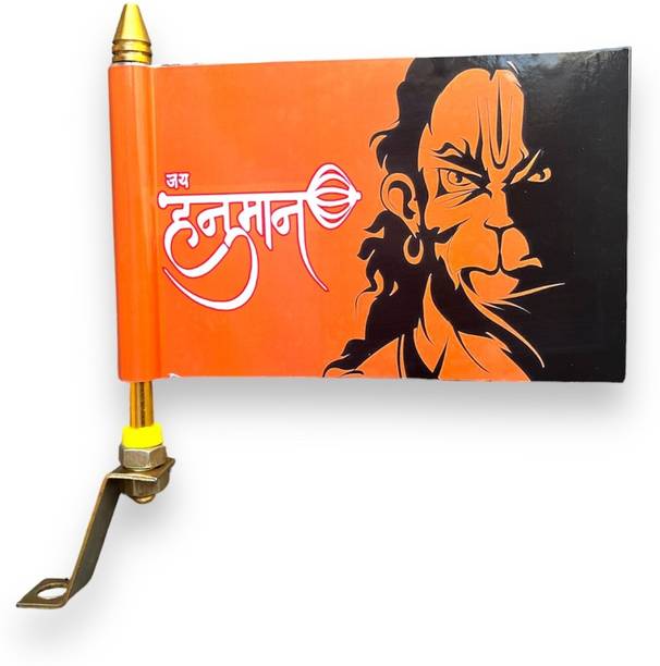 WOLCH jai hanuman indian Flag Double Sided Wind Car Window Flag