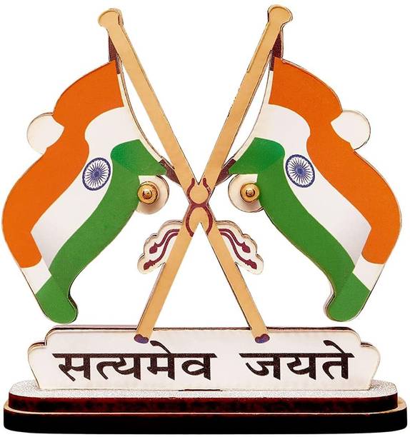 FieryFrost Flag Rectangle Car Dashboard Flag