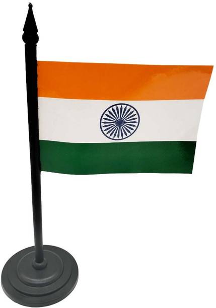 lookat Indian National flag Rectangle Car Dashboard Flag