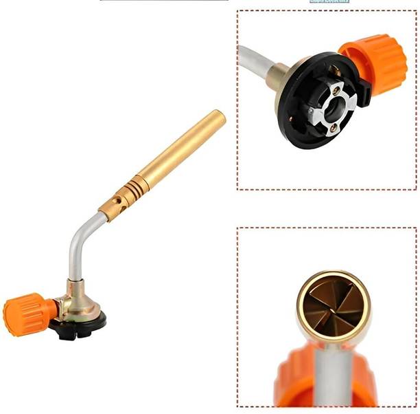 M&M HARIS High Power Butane/LPG Gas Brazing Blow Torch for Camping Welding ( 10-inch ) / Flambe Torch