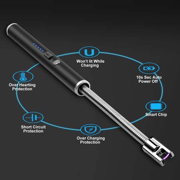 Fitaza Rechargeable Gas Lighter For Kitchen Stove,Candl...