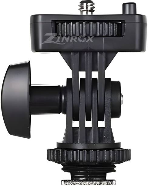 ZINROX Adjustable Swivel Hot Shoe Mount with 1/4" Screw for Cameras & Accessories Flash Shoe Adapter