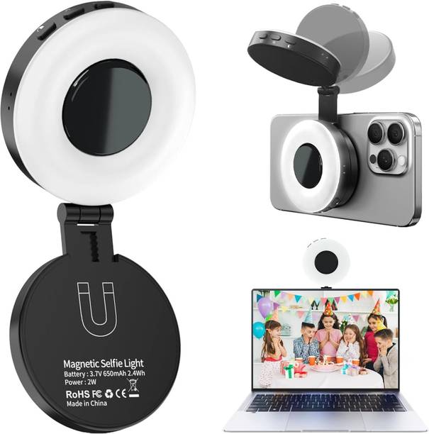 Clefairy Magnetic Selfie Light for iPhone, Portable LED Ring Light Flash