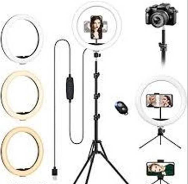 SUNWARE Ring Light 10" With 7 Feet Tripod For Tiktok Lights, Youtube, Vloging, Reels Flash