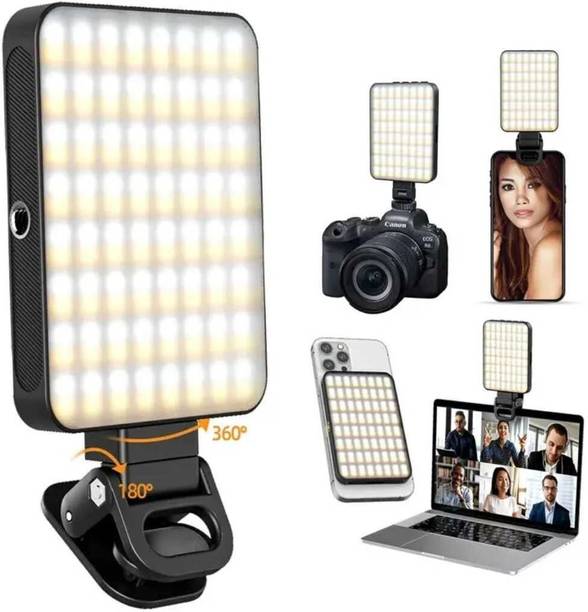 FKU U160 Selfie Light Rechargeable 2000mAh Portable Light Mini Clip LED Video Light Flash