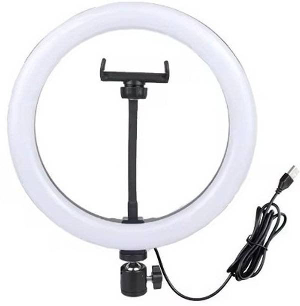 Techpunch Best Quality 10 Inch LED Ring Light Mobile Holder for Photo, 3 mode Ring Flash