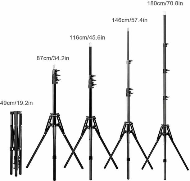 airtech Ring Light 10" With Tripod Stand For Video, Selfie, Photography, Vlogs, Reels Tripod, Monopod, Tripod Kit, Monopod Kit