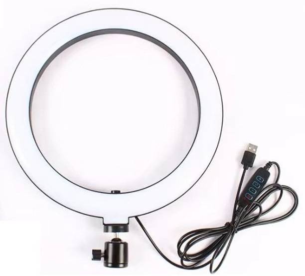 Techpunch 10 Inch LED Ring Light Mobile Holder for Photo, 3 Best mode Ring Flash