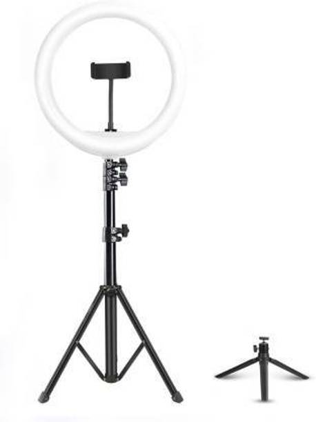 kc lite 14inch LED RingLight with Stand |MiniTripod Flash