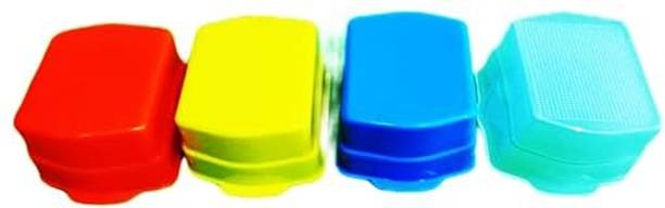 SUPERNIC 4 Color Set Universal Flash Bounce Diffuser Reflector Flash