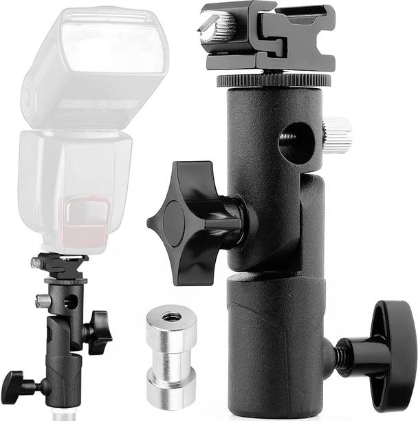 SUPERNIC E Type Camera Flash Speedlite Mount Swivel Light Stand Bracket with Umbrella Flash
