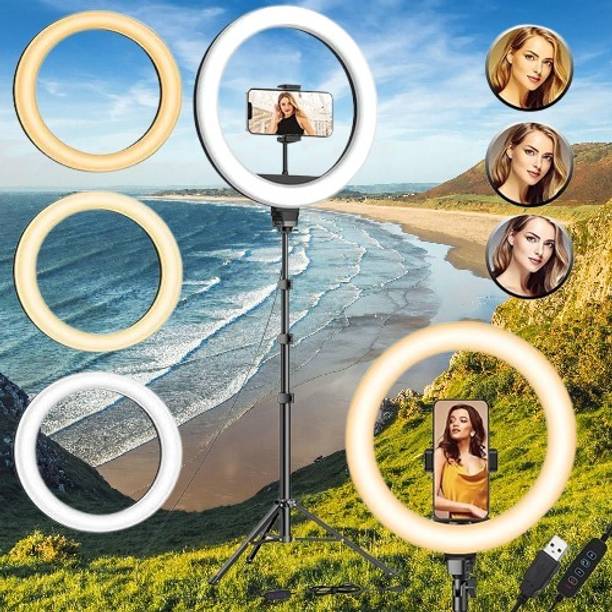 Hokti PR led Ring Light with Tripod Stand phone Flash