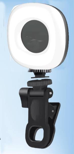 POZUB Phone & Camera LED Selfie Fill Light With Clip for Photography&Content Creation Flash