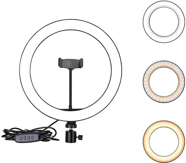 RENTOOR Low Price 10" Portable LED Ring Light YouTube Photo Shoot Video Live Stream Flash