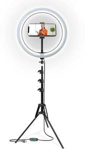 Sifaarish 10 Inch Ring Light With Tripod Stand In 3 Modes Adjustable Light Flash
