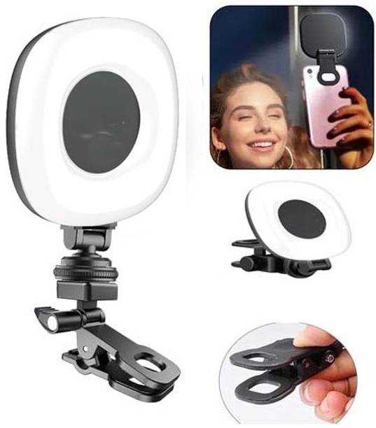 3D GOLDTM Rechargeable Video Light with Clip Mobile Selfie Light Photography LED Light Flash