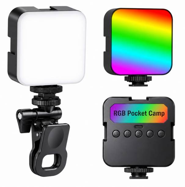 Merphin Rechargeable Portable Pocket Selfie Light With Mini Clip LED Video Light Flash Flash