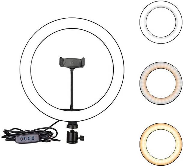 RENTOOR New Arrival 10" Portable LED Ring Light YouTube Photo Shoot Video Live Stream Flash
