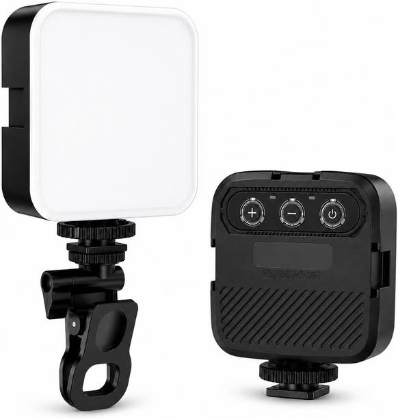 NAFA Halyo Tri Mini Adjustable LED Fill Light for Camera & Mobile, 500mAh Battery Flash