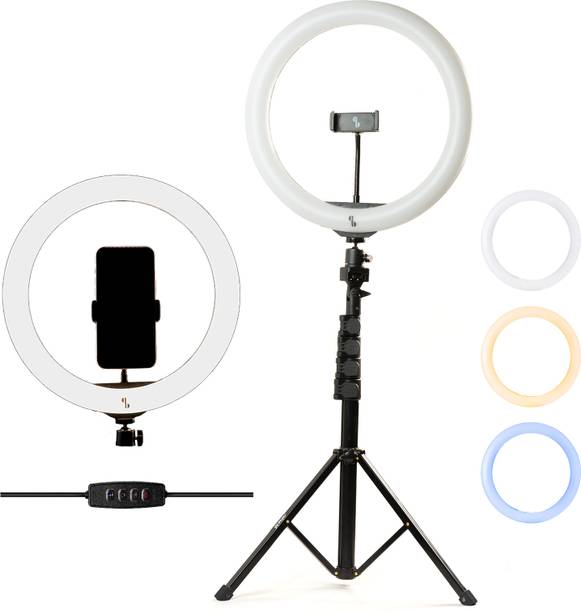 nine16 Loop 13 Inch Ring Light With Axis Tripod, Reels Set, 3 Modes, Video Maker Ring Flash