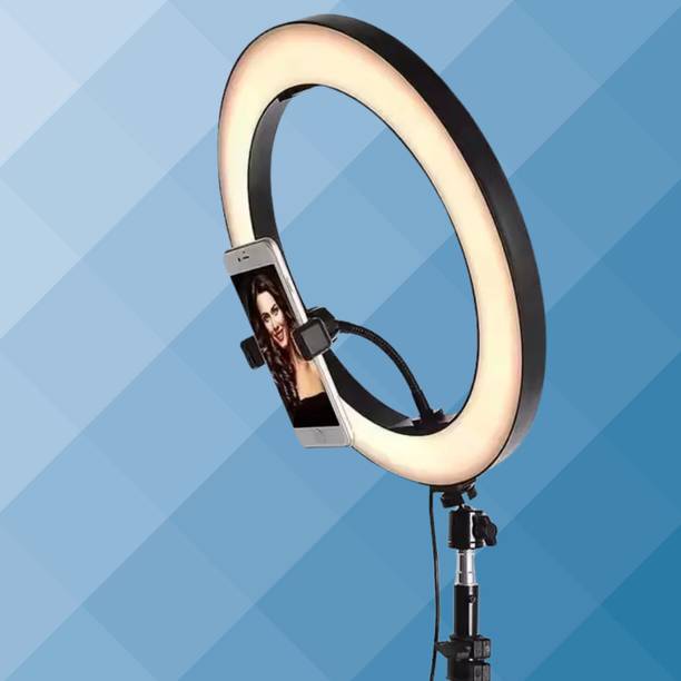 BITWEAVE 10 Inch USB LED Ring Light with Phone Holder for Video Shoot Ring Flash