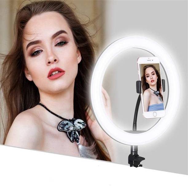 Mobtude LED Ring Light For Professional Video Creators YouTube and Instagram Short Film Ring Flash