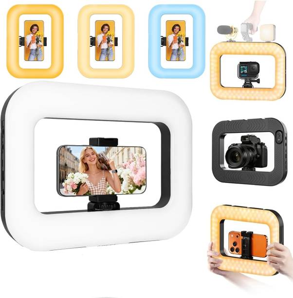 Bonsly Phone Ring Light for Video Recording, Smartphone Video Rig with Light Ring Flash