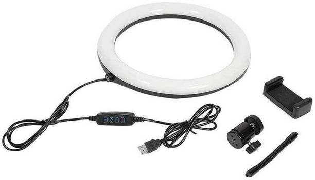 Planetoid 26CM RING FILL LIGTH DIMMABLE, 3 MODE OF LIGHT WITH MOBILE HOLDER STAND Ring Flash