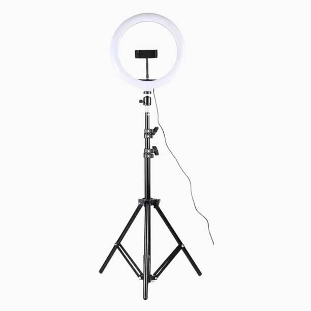 Paradox 10"Big Selfie LED Ring Light 7ft Tripod Stand live video Stream Phone Holder P15 Ring Flash