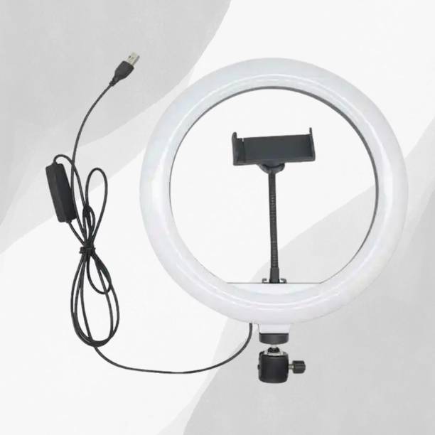 BITWEAVE Compact Ring Light 10 Inch – With Universal Phone Holder Ring Flash