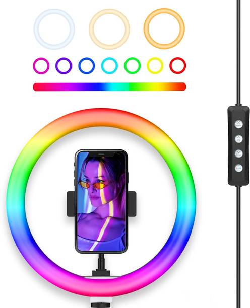 Tygot 14 Inch RGB Ring Light For Phone & Camera Ring Flash