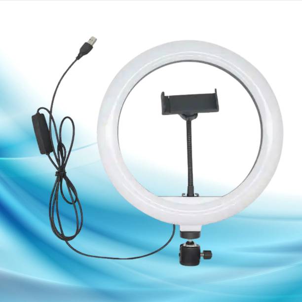 BITWEAVE 10 Inch Ring Light for Vlogging – With Phone Holder Ring Flash