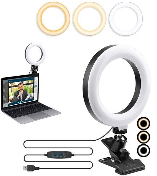 IMAGINEA Professional 6 inches LED Ring Light with Tripod Stand 3 Lighting Modes Ring Flash
