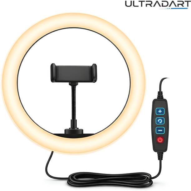 ULTRADART Studio 12" Ring Light for YouTube, TikTok, Makeup & Photography Ring Flash