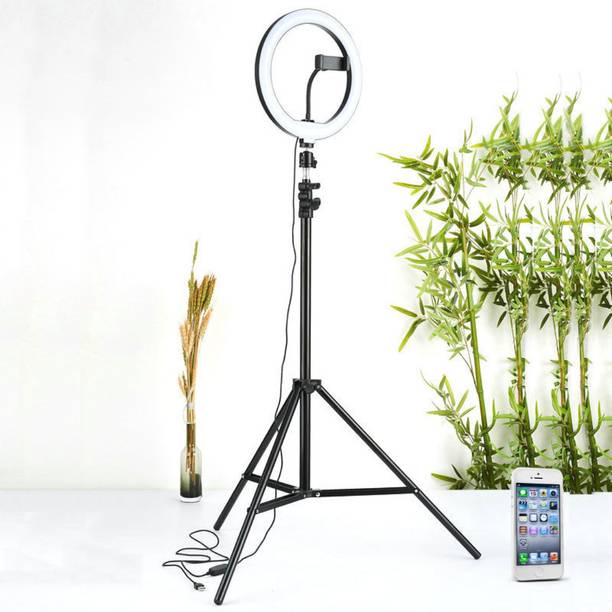 OneXsale 10 inch Led Ringlight with 7 feet Tripod Stand Live Stream Ring Flash