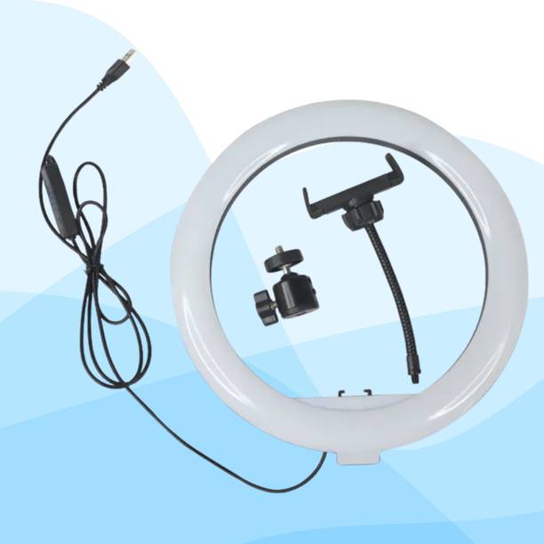 BITWEAVE Ring Light 10 Inch with Phone Mount for Makeup and Video Calls Ring Flash