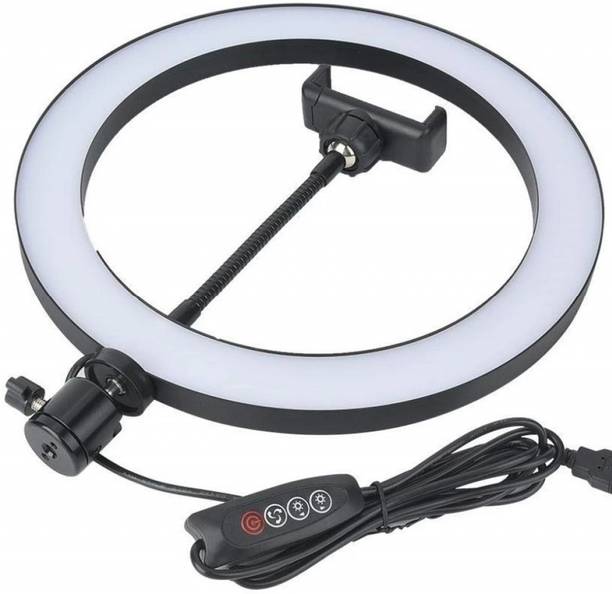 airtech 7 ft Camera stand with Ring Fill light holder for Making video and photo shoot Ring Flash