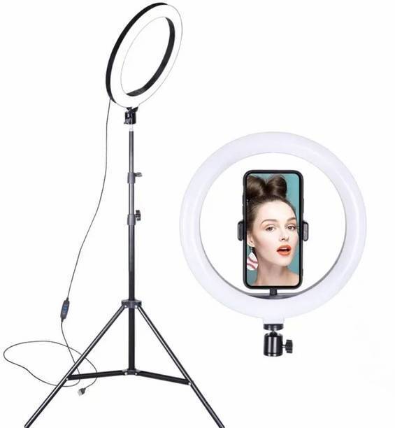 VIJYIONCS Ring Light for Perfect Lighting - Ideal for Content Creators Ring Flash (White) Ring Flash