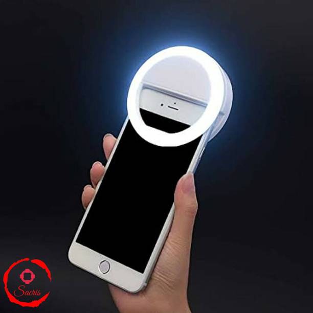 SACRIS Pocket Size mini High Bright 36 LED Clip on Selfie Smartphone Ring Light S-14 Ring Flash