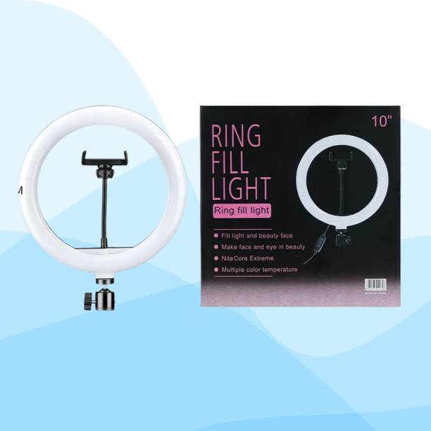 BITWEAVE LED Ring Light with Adjustable Brightness for YouTube and Zoom Ring Flash