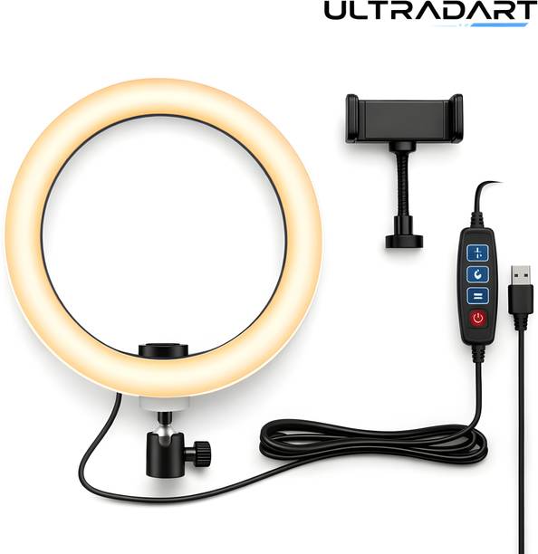 ULTRADART 14 Inch Selfie Ring Light for Makeup, Reels & Photography Lighting Ring Flash