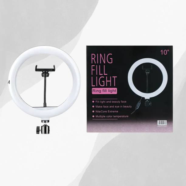 BITWEAVE 10 Inch Ring Light – Dimmable & With Color Control Ring Flash