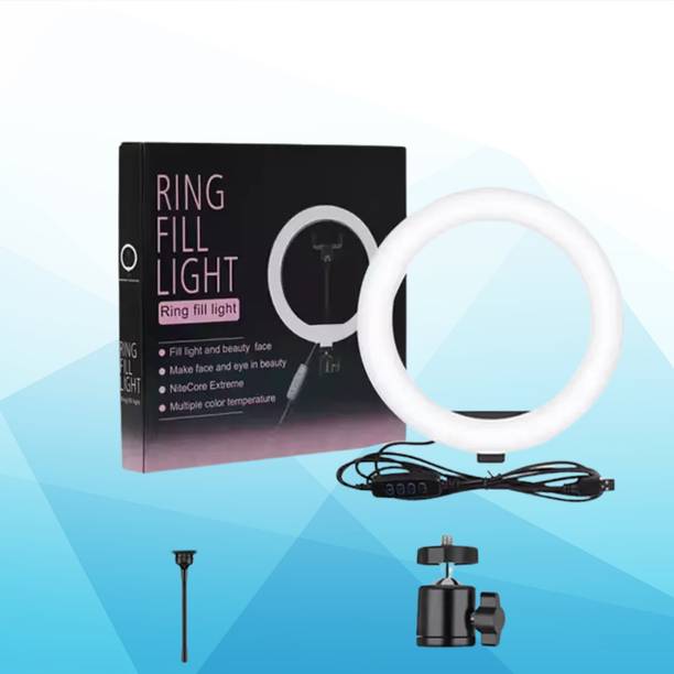BITWEAVE 10-Inch Ring Light for Social Media – 3 Light Settings Ring Flash
