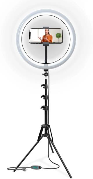 Paradox 10"Big Selfie LED Ring Light 7ft Tripod Stand live video Stream Phone Holder P92 Ring Flash